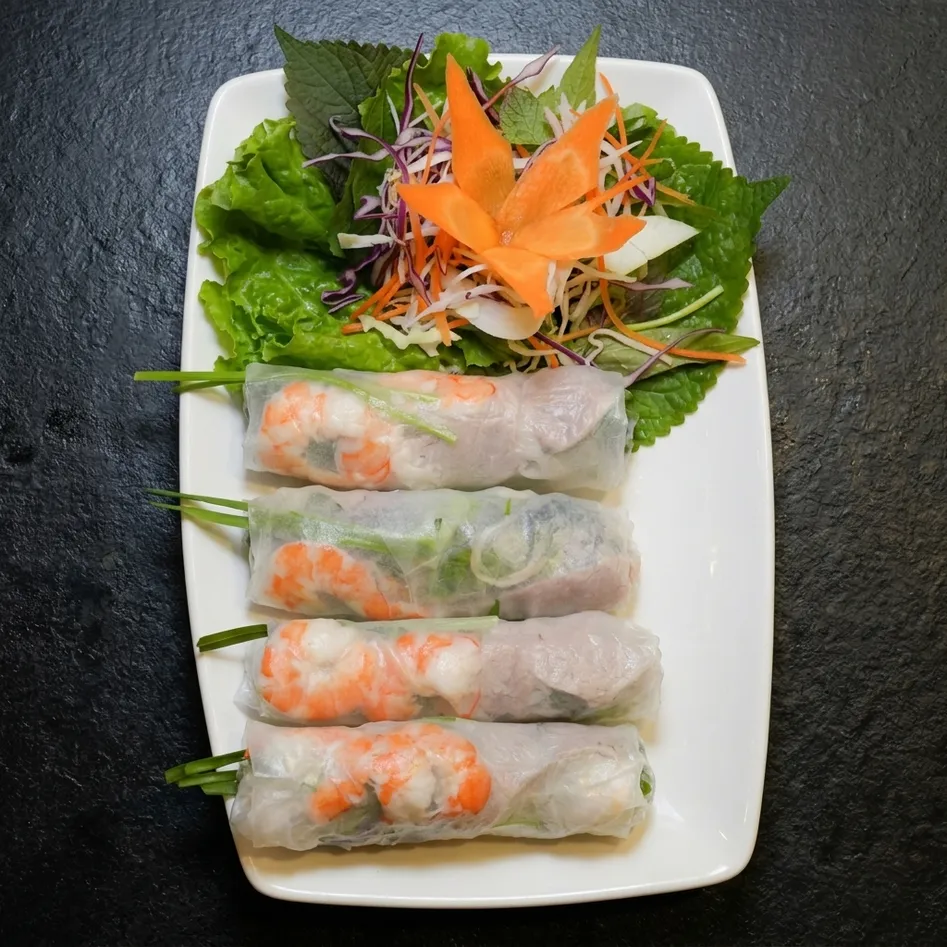 Goi Cuon — Fresh Soft Spring Rolls at Pho 78 Calgary NE Vietnamese Restaurant
